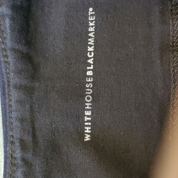 WHITE HOUSE BLACK MARKET, runway denim leggings. Size 14. Flattering style. - Picture 6 of 9